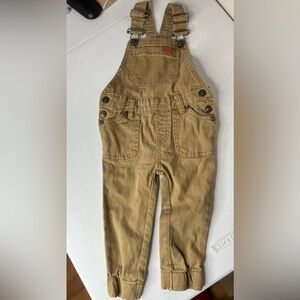7 for all mankind jeans Infant Baby Jumper Overalls Size 12 Months Khaki Tapered